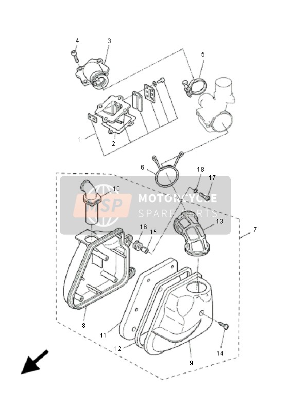 Yamaha YQ50R AEROX 2008 Assunzione (Svizzera) per un 2008 Yamaha YQ50R AEROX